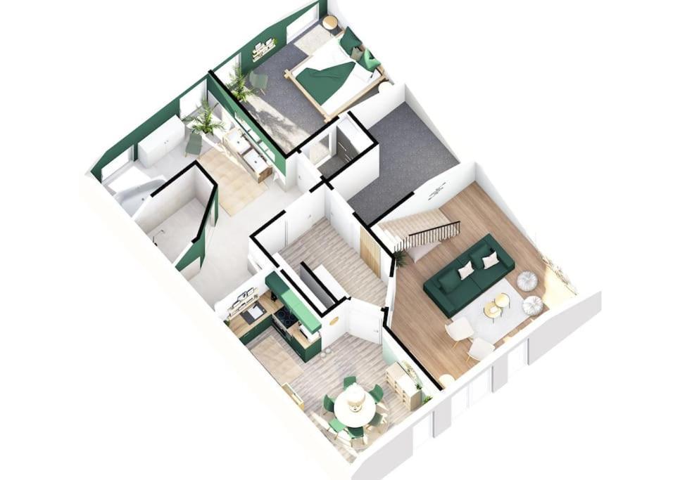 Gruenblick Oase No1 Ferienwohnung Wiesmoor Extérieur photo