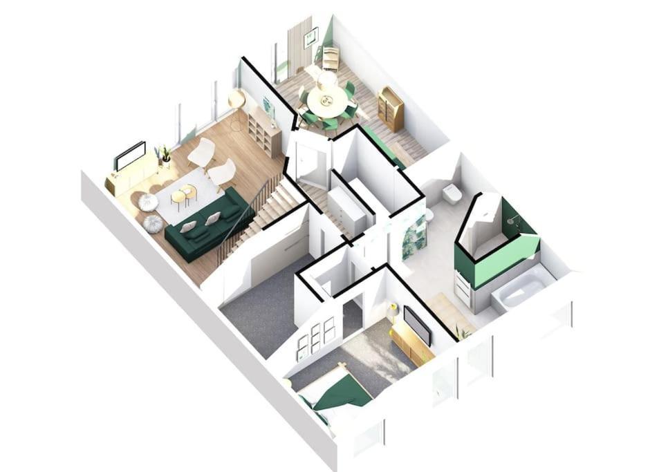 Gruenblick Oase No1 Ferienwohnung Wiesmoor Extérieur photo